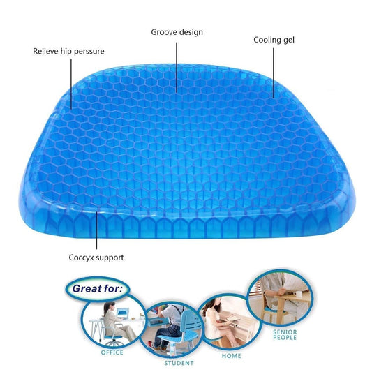 OrthoGel Cushion Seat for Cars & Chairs