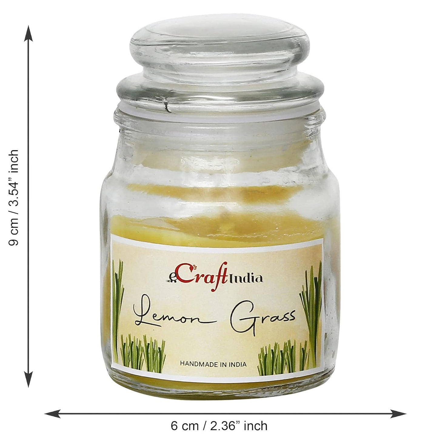 Lemongrass Luxe Mini Jar Candles